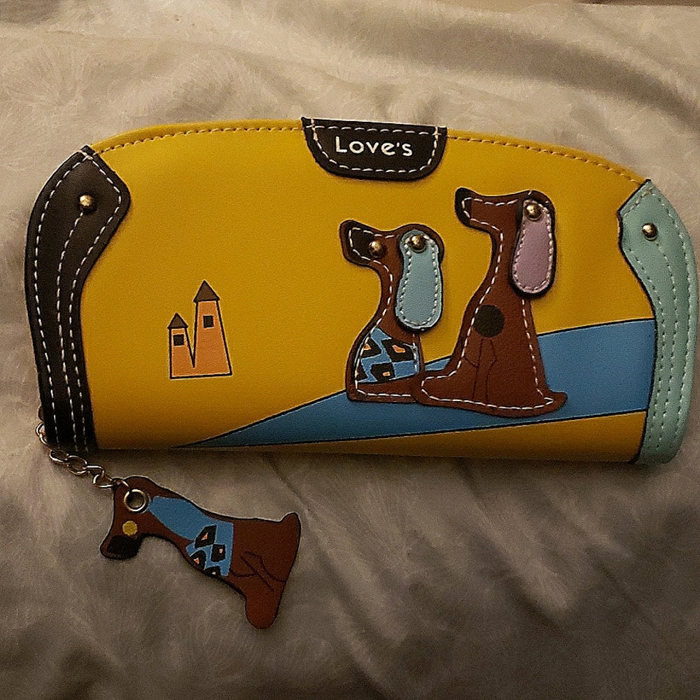Happy Puppin "Love's" designer dog wallet